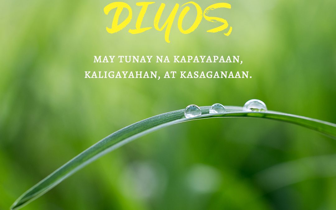 Magandang Balita … Kanino?