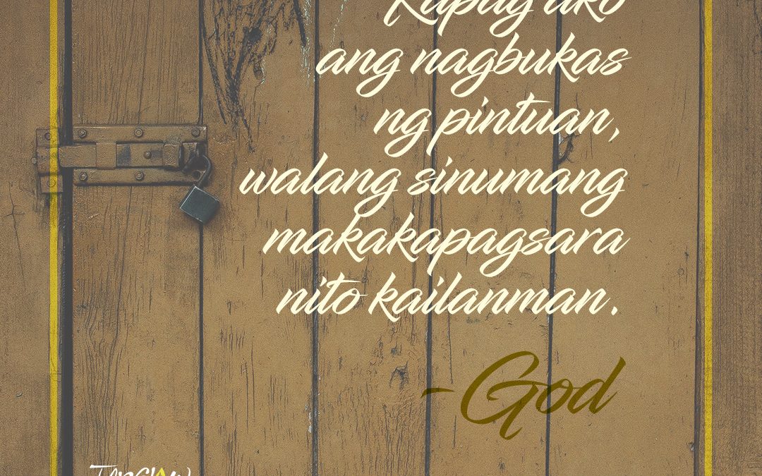 God-given Opportunities