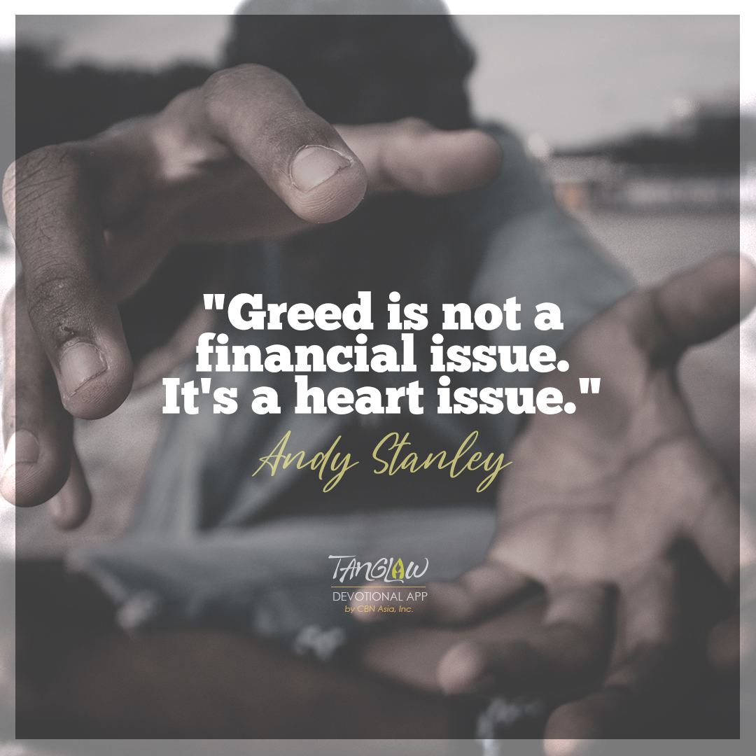 No to Greed