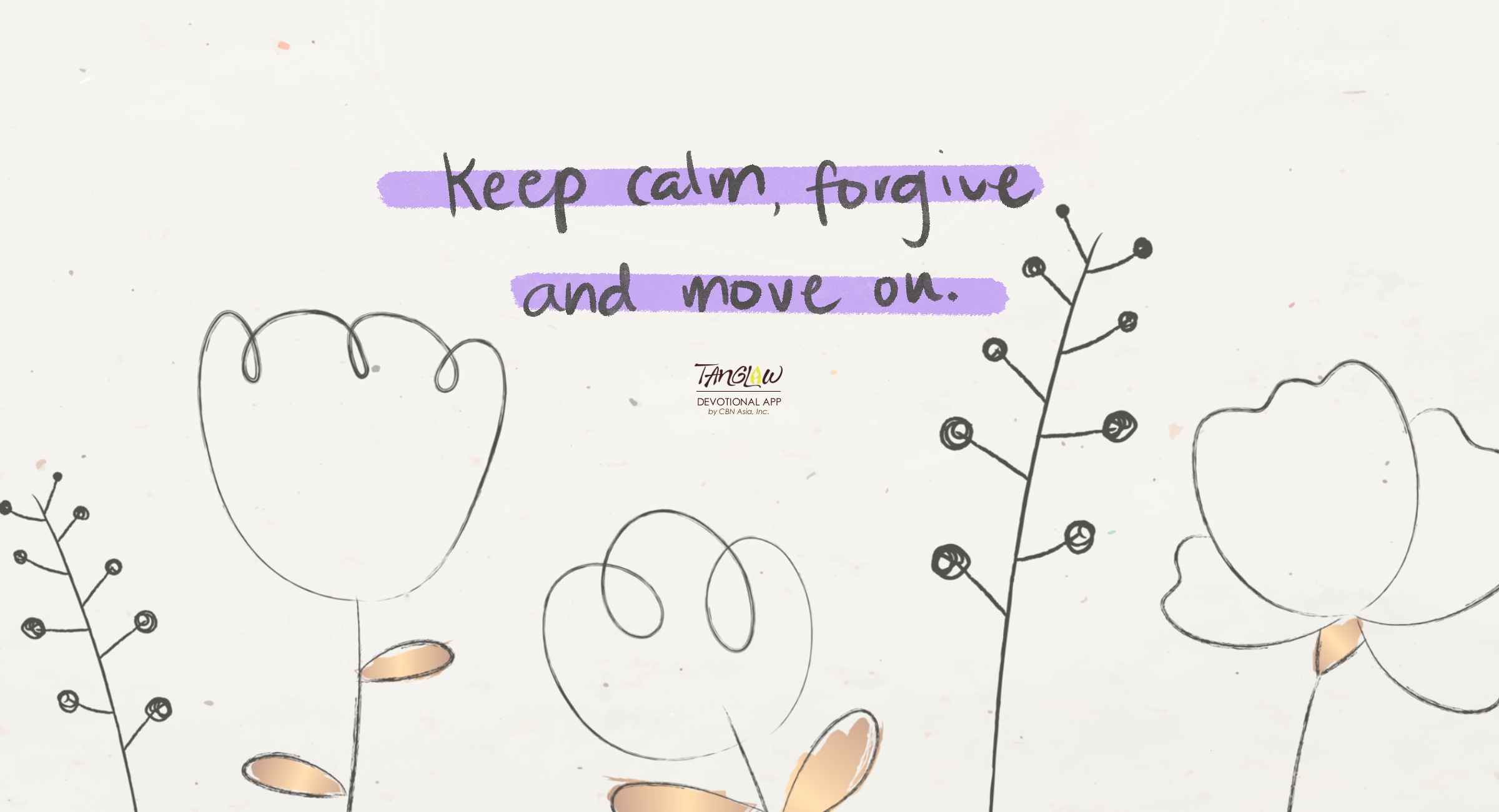 Keep Calm and Move On