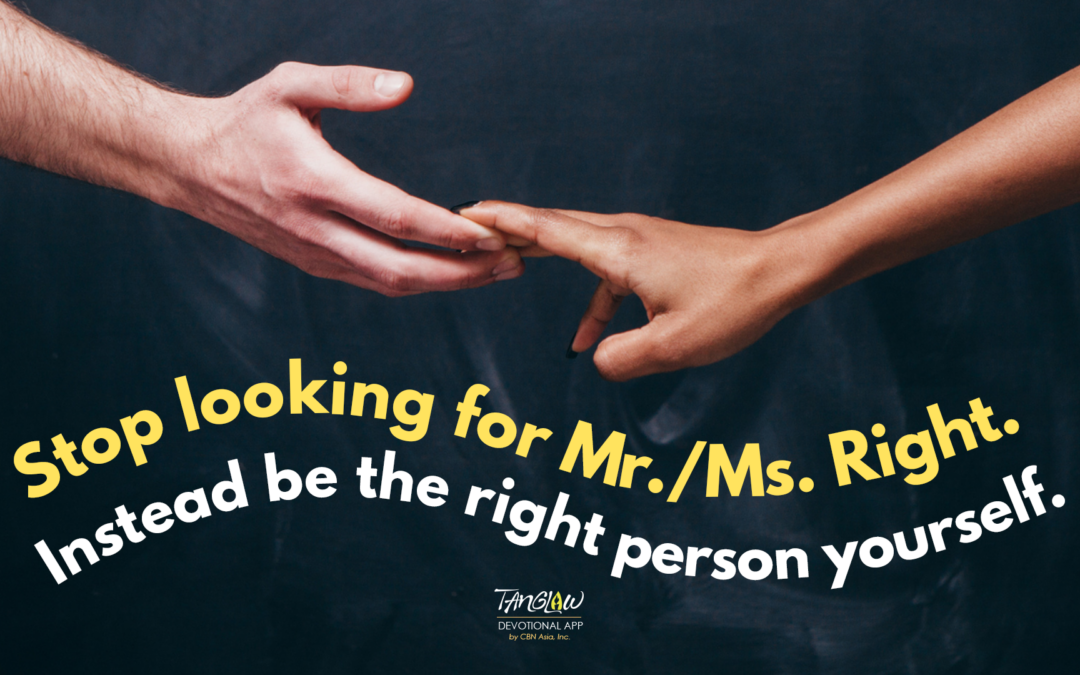 Ako na ba Si Mr./Ms. Right?