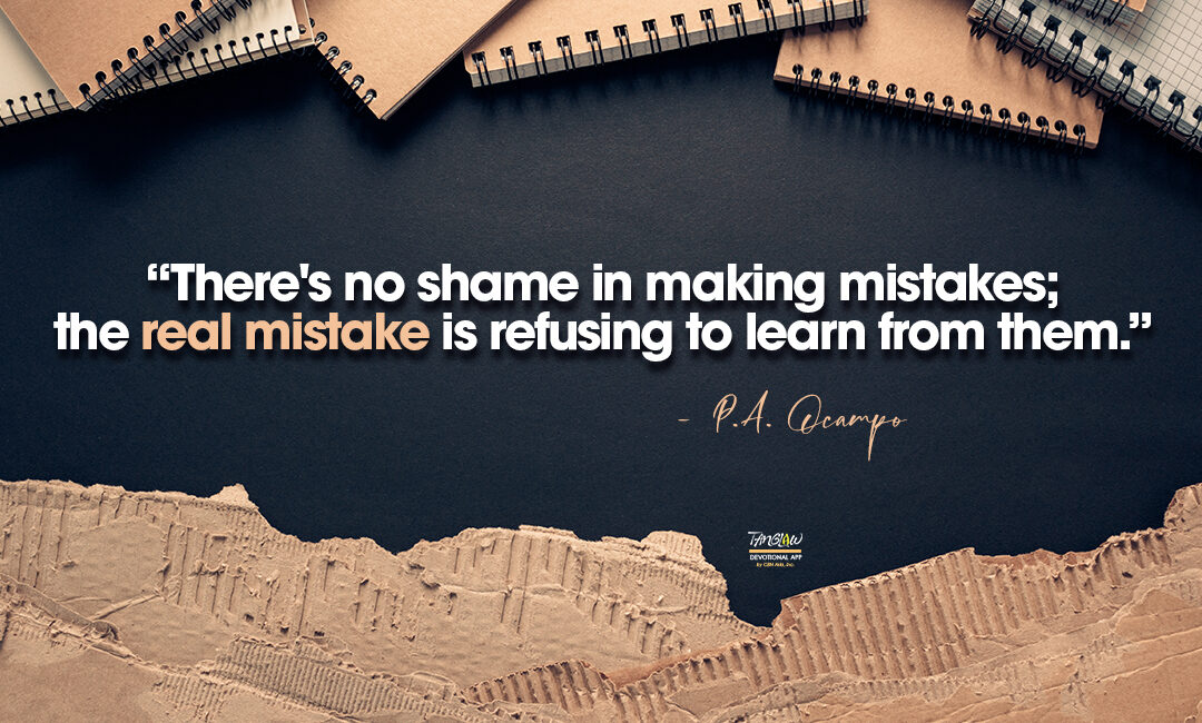 No Shame in Making Mistakes