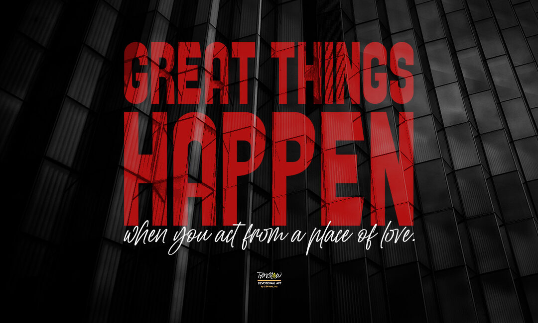 From a Place of Love