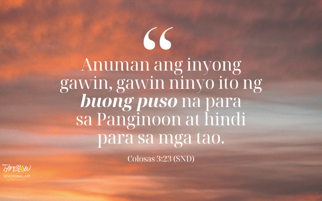 Magtrabaho nang Marangal