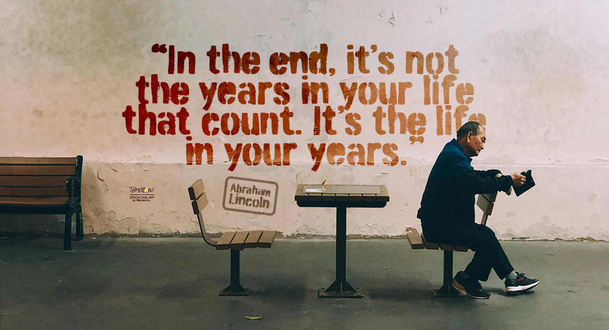 Honor God in Your Senior Years