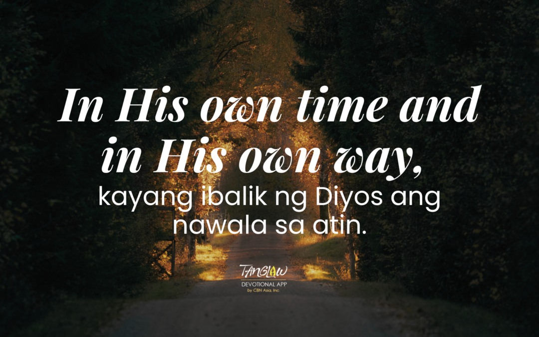 The God of Restoration