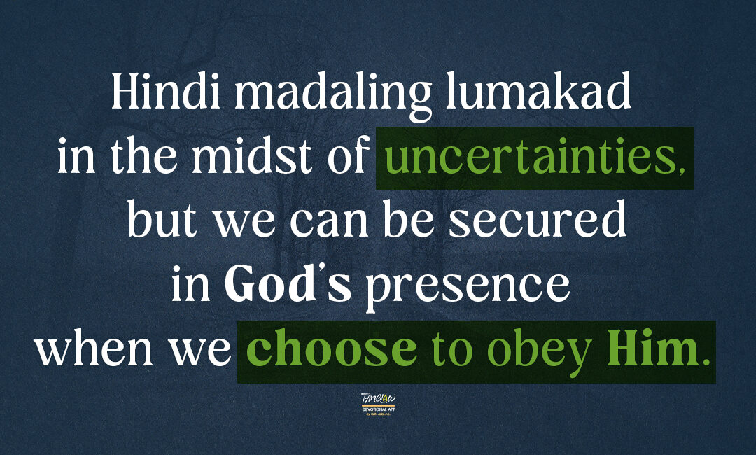 GPS: God’s Presence is our Security
