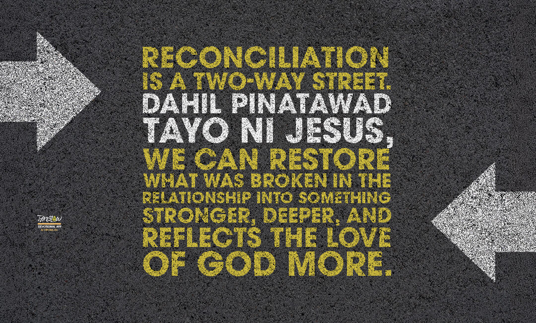 Reconciliation Is a Two-Way Street